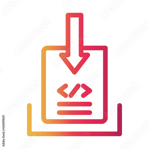 download Line Gradient Icon