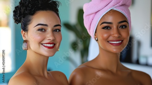Diverse Women Spa Day  Skincare  Beauty  Wellness  Relaxation