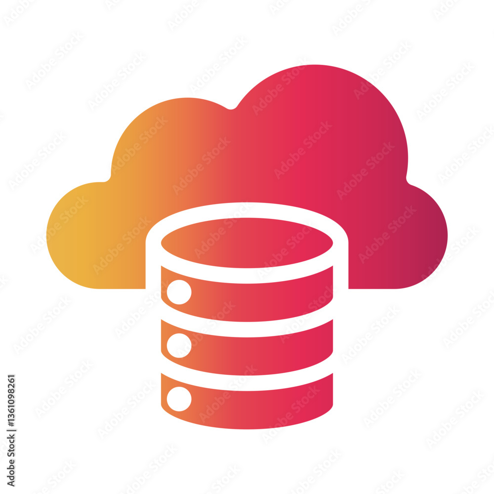 cloud Gradient icon cloud Gradient icon