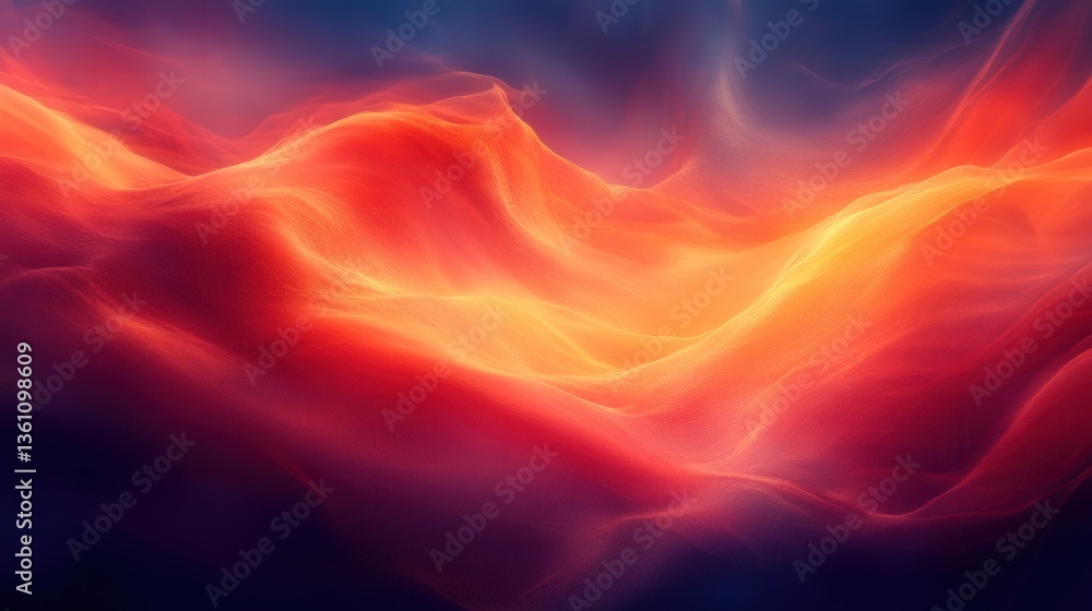 custom made wallpaper toronto digitalAbstract Flowing Colors in Warm Tones of Red and Orange Hues