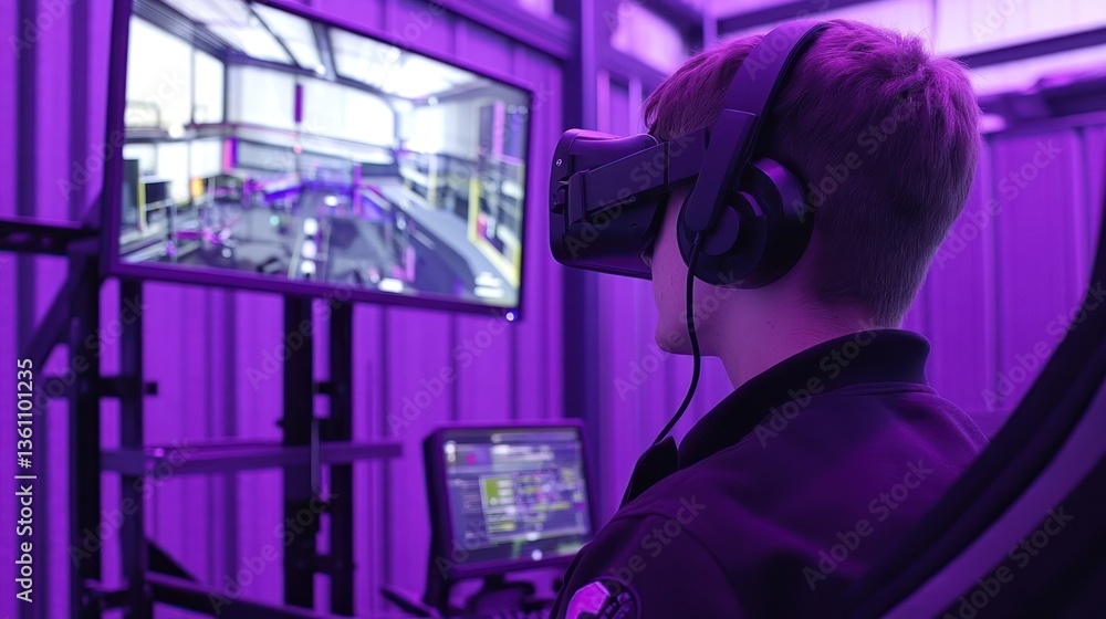 VR training simulation in industrial setting VR training simulation in industrial setting