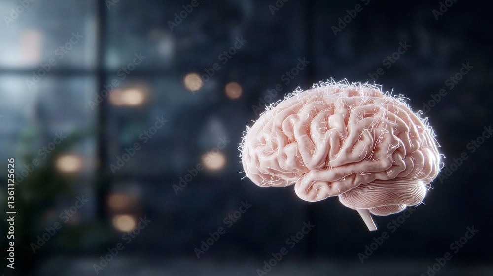 Human Brain Neurology Neuroscience Mind Innovation Creativity Abstract 3D Render S Human Brain Neurology Neuroscience Mind Innovation Creativity Abstract 3D Render S