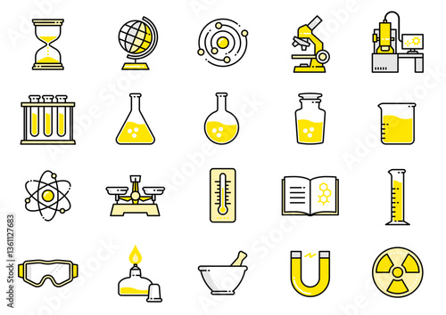 サイエンスアイコン06　Science icons