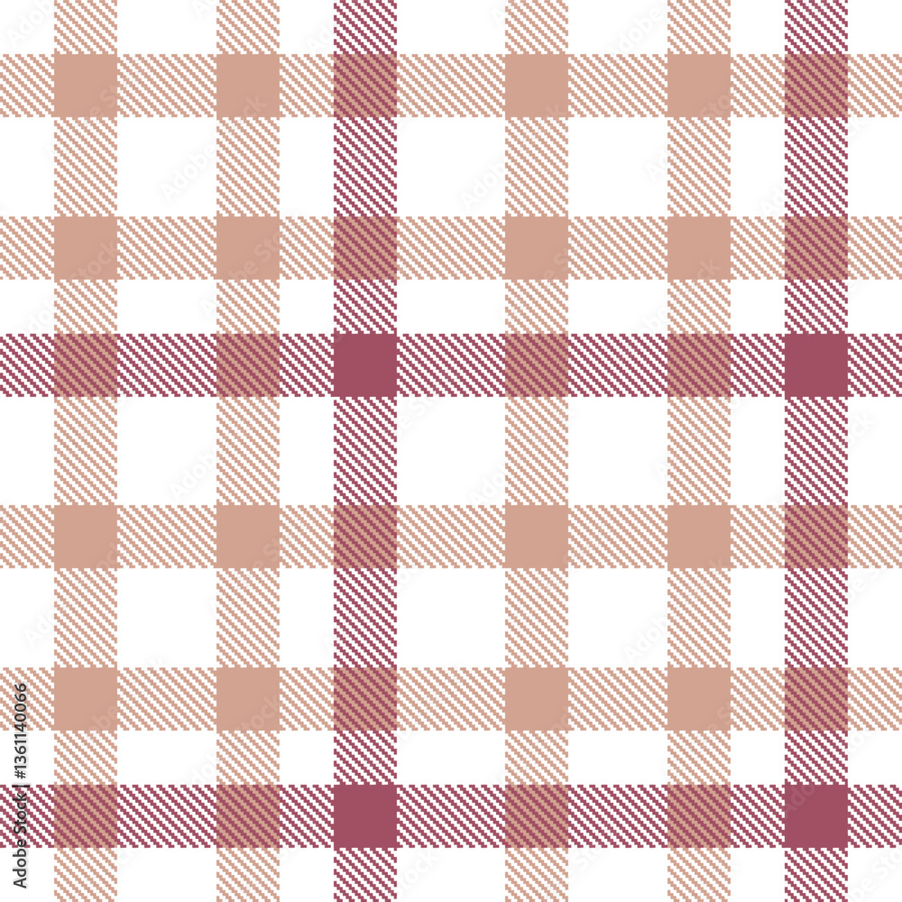 Modern Seamless Tartan in Bright White tones Textile Design Modern Seamless Tartan in Bright White tones Textile Design