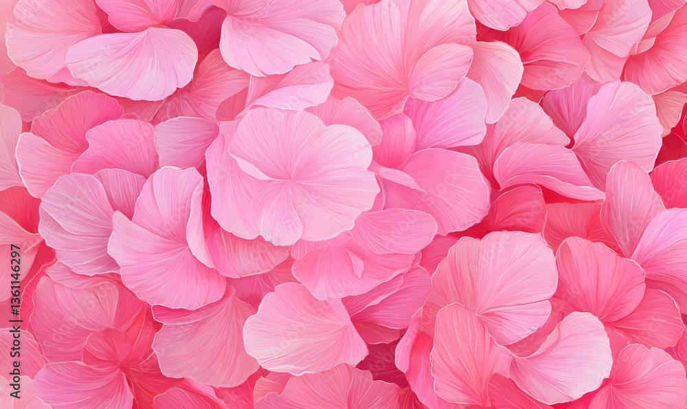 Obraz premium Soft Pink Flower Petals Background Abstract Texture Design