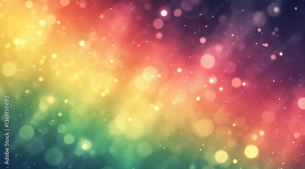 Fototapeta premium Abstract background with a blurred, colorful bokeh effect.