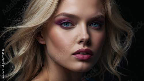 Wallpaper Mural portrait of a young woman Torontodigital.ca