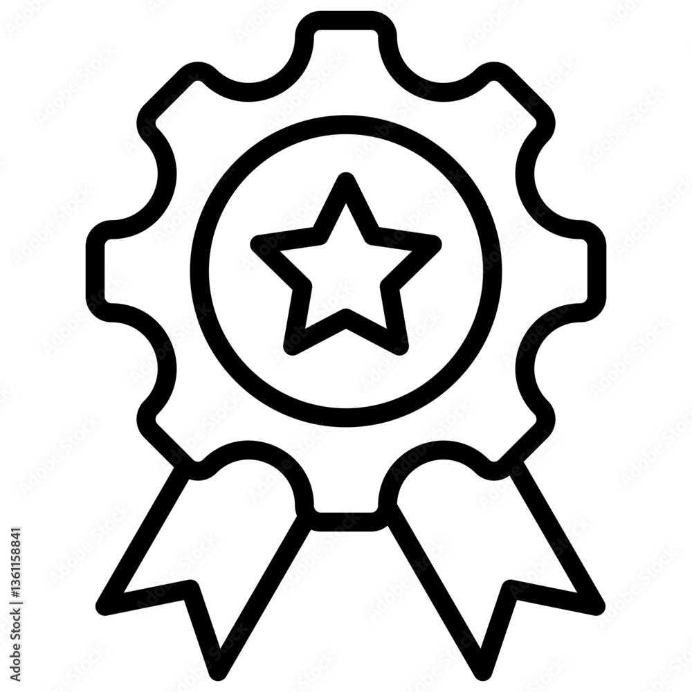 Skill Mastery Icon Lineal Syle