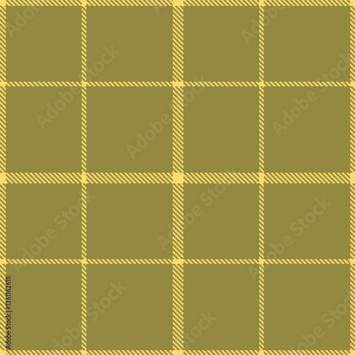 Pale Pale Gold and Pastel Drab Seamless Tartan Textile Design