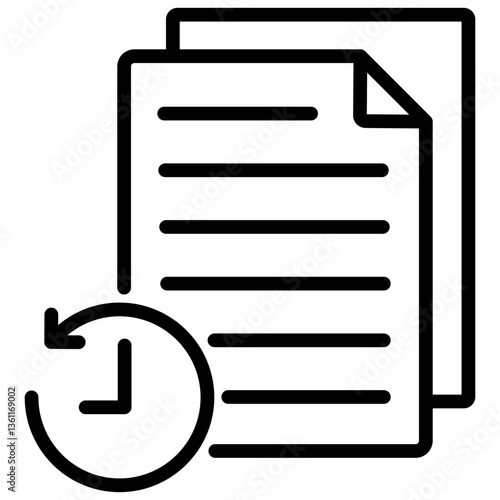 Activity Log Icon Lineal Syle