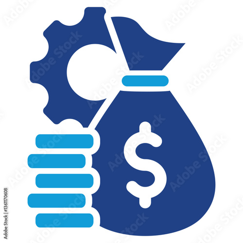 Asset Management Icon Dual Tone Color Style