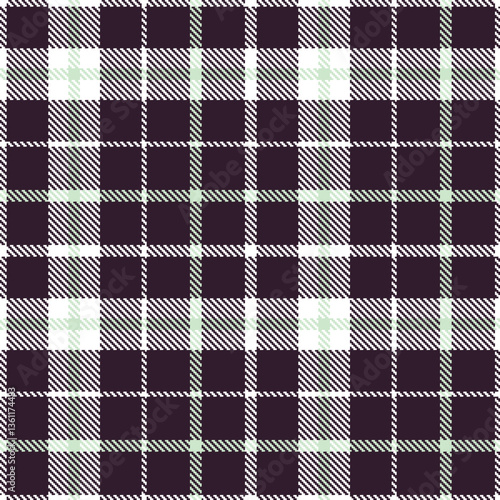 Modern Iridescent White Seamless Tartan Textile Design Variant 2579
