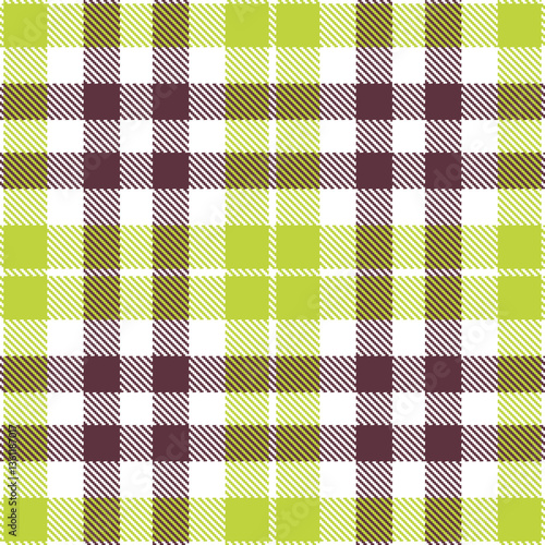Modern Vivid White Seamless Tartan Textile Design Variant 2747