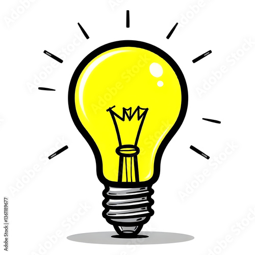 An illustration of a light bulb