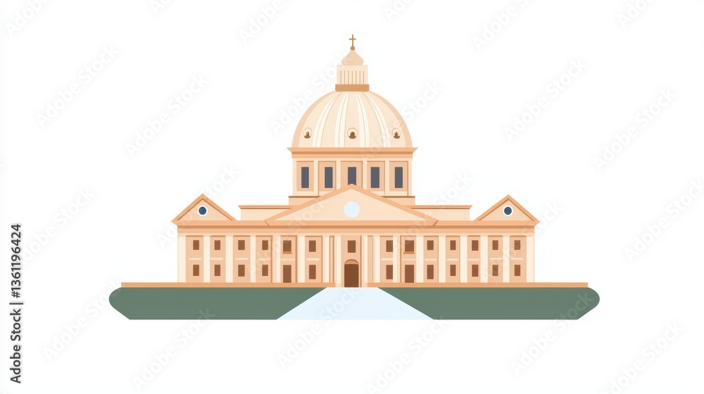 Obraz premium Majestic view of the united states capitol building in washington, d.c. the