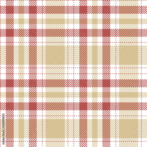 Modern Seamless Tartan in Iridescent White tones Textile Design Variant 2914