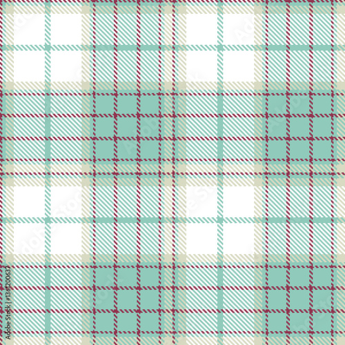 Modern Pale Pale Teal Seamless Tartan Textile Design Variant 2929
