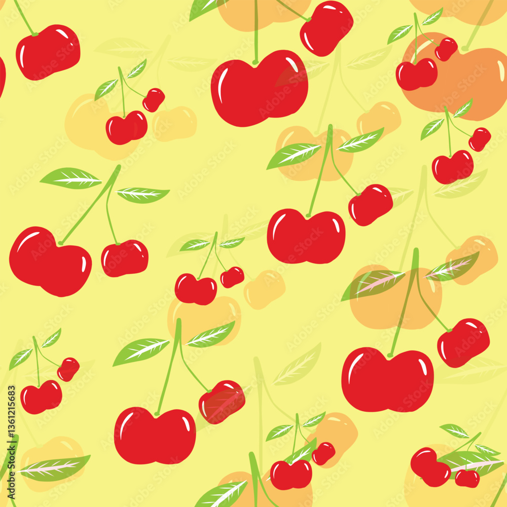 cherry seamless pattern.eps cherry seamless pattern.eps