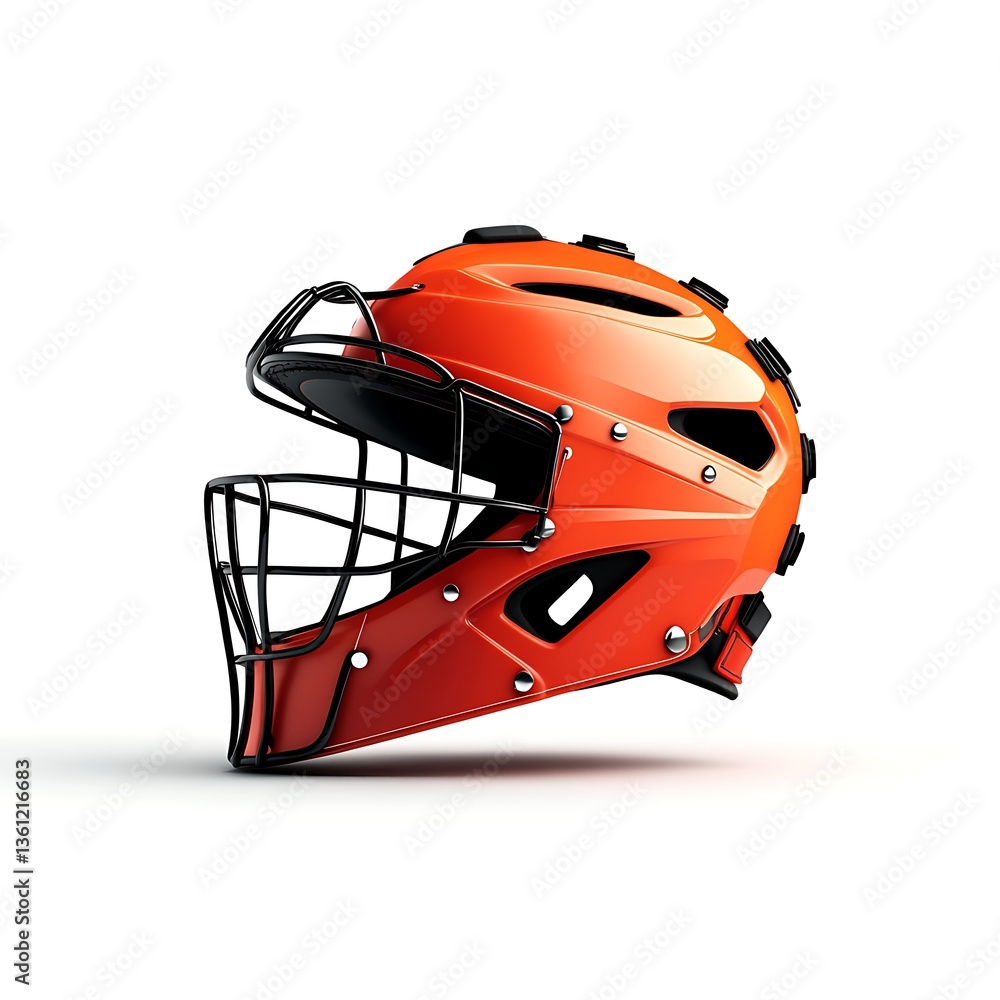 Naklejka premium baseball catcher's mask 3D render