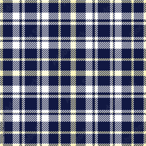 Modern Cool White Seamless Tartan Textile Design Variant 346