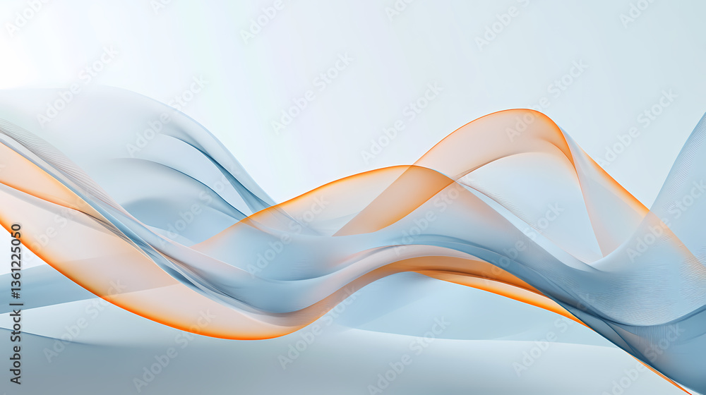 Abstract Flowing Lines Design Abstract Flowing Lines Design