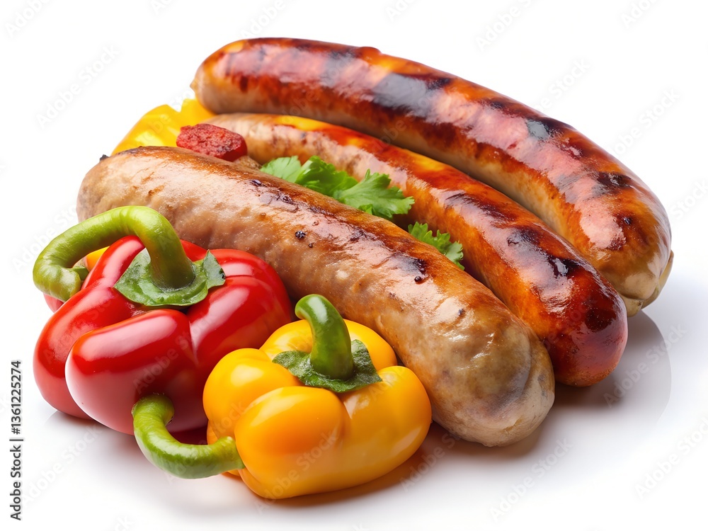 sausage on a fork sausage on a fork