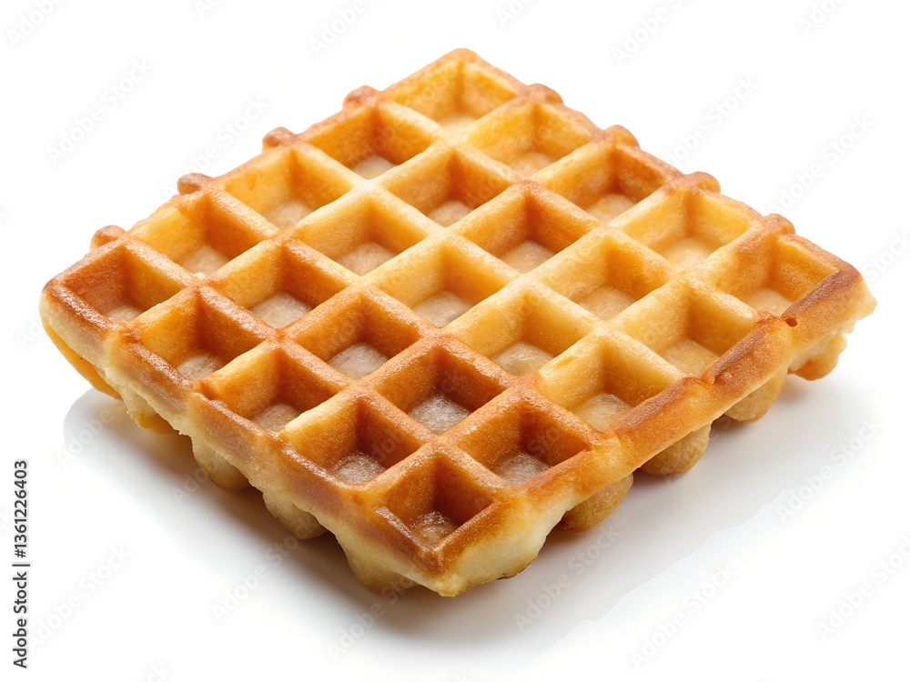 waffles isolated on white background waffles isolated on white background