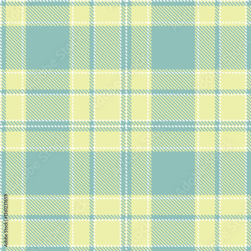 Modern Seamless Tartan in Cool White tones Textile Design Variant 487