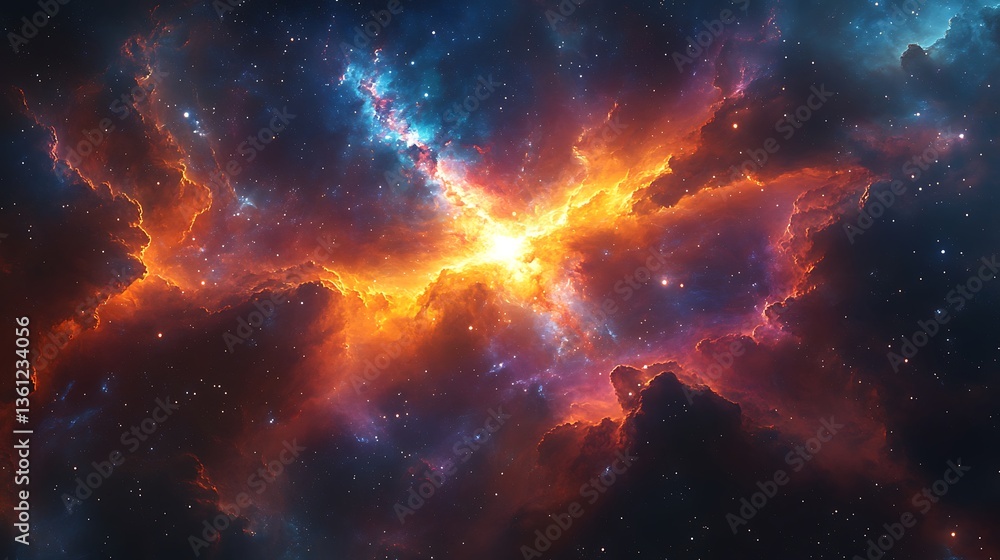 Breathtaking Space Nebula and Galaxy high resolution picture Breathtaking Space Nebula and Galaxy high resolution picture
