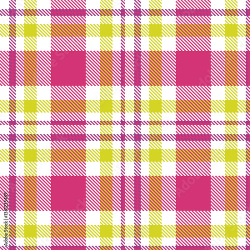 Modern Seamless Tartan in Pale White tones Textile Design Variant 567