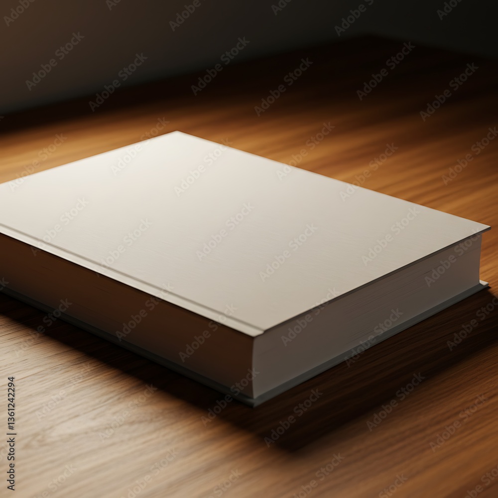 Fototapeta premium Blank Book Mockup on Table