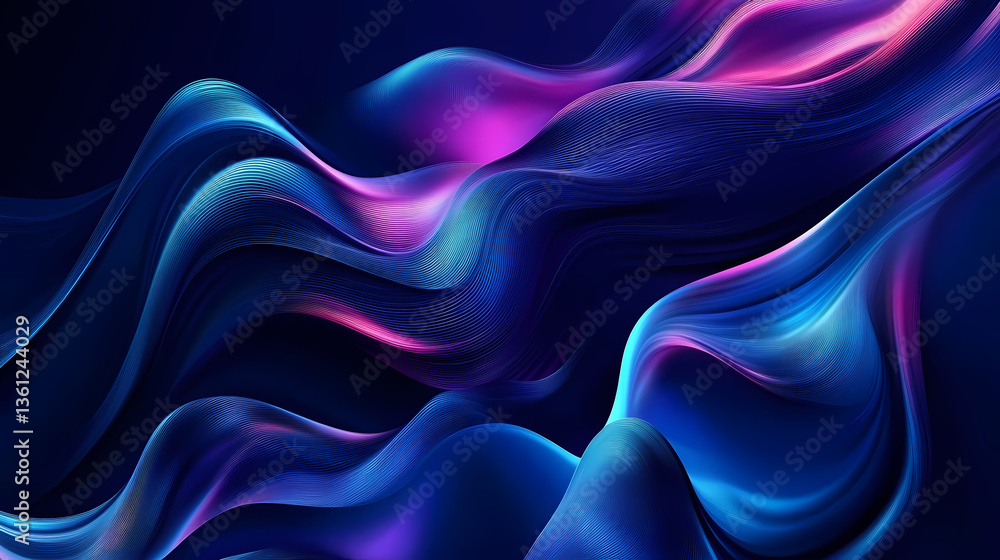 Obraz premium Abstract Flowing Colors