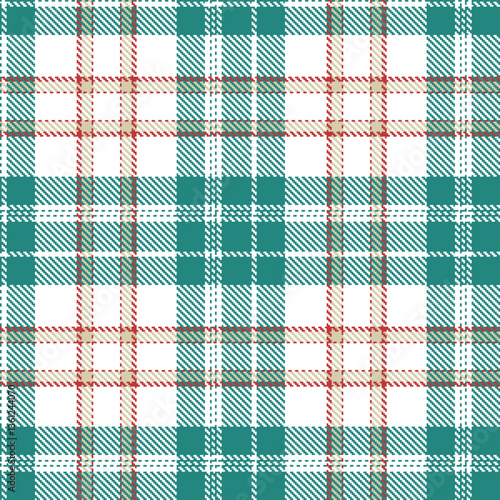 Modern Cool White Seamless Tartan Textile Design Variant 665