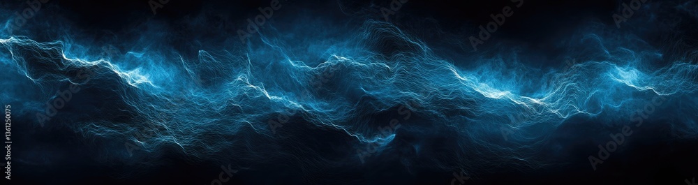 Abstract Dark Blue Energy Flow Abstract Dark Blue Energy Flow