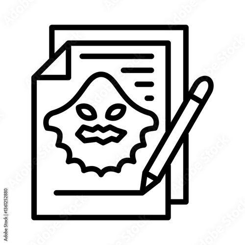 Ghost Writing Icon
