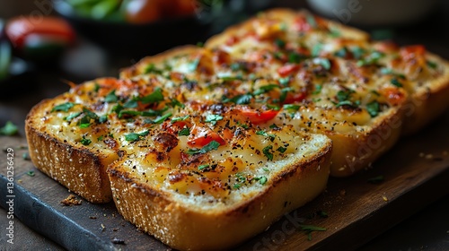 cheese bread with vegetables