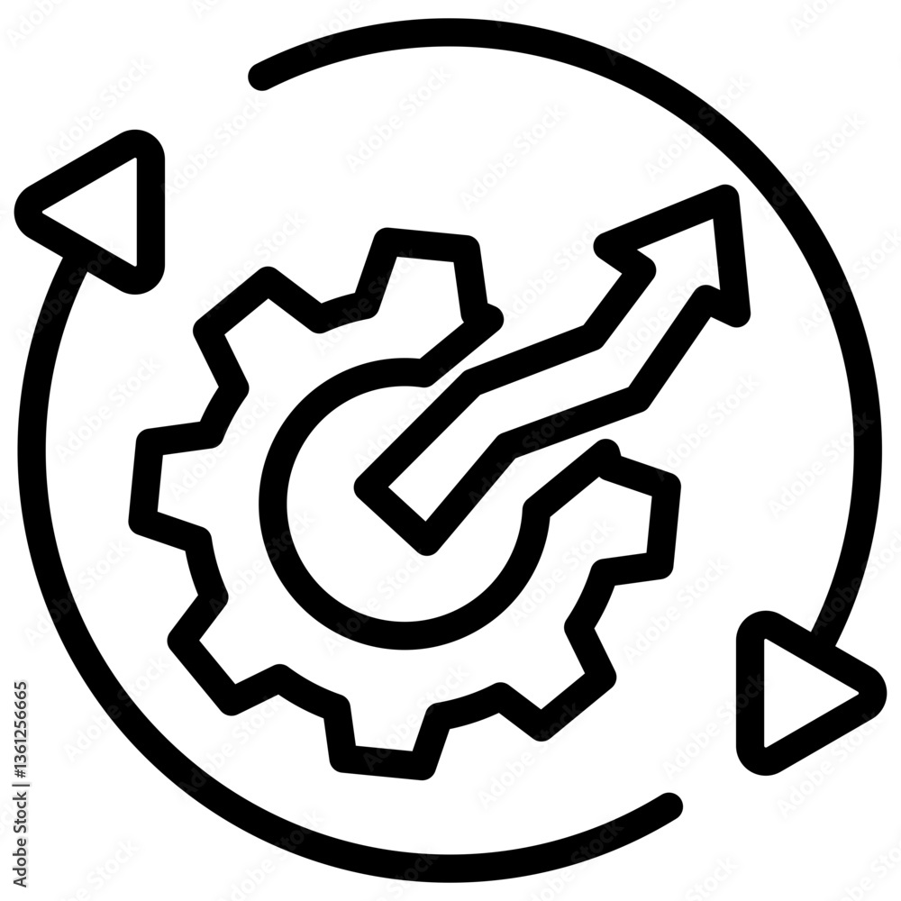 Process Improvement Icon Process Improvement Icon