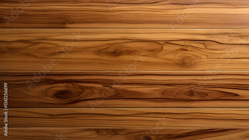 A rich teak wood texture featuring smooth planks with distinctive grain and natural patterns, perfect for a luxurious or classic background.