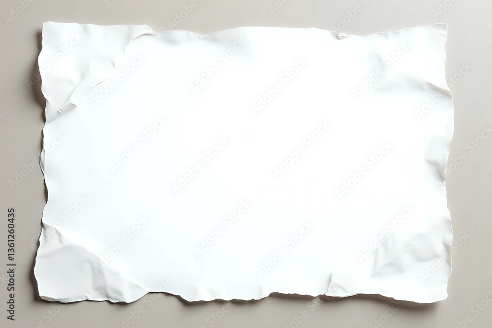 White wrinkled poster template. Glued paper mock up. Blank wheat paste on textured wall. Empty street art sticker mock up in frame. Clear urban glued advertising canvas. White wrinkled poster template. Glued paper mock up. Blank wheat paste on textured wall. Empty street art sticker mock up in frame. Clear urban glued advertising canvas.