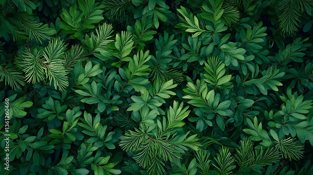 Lush Green Foliage: A Detailed Nature Photograph AI Generated Lush Green Foliage: A Detailed Nature Photograph AI Generated