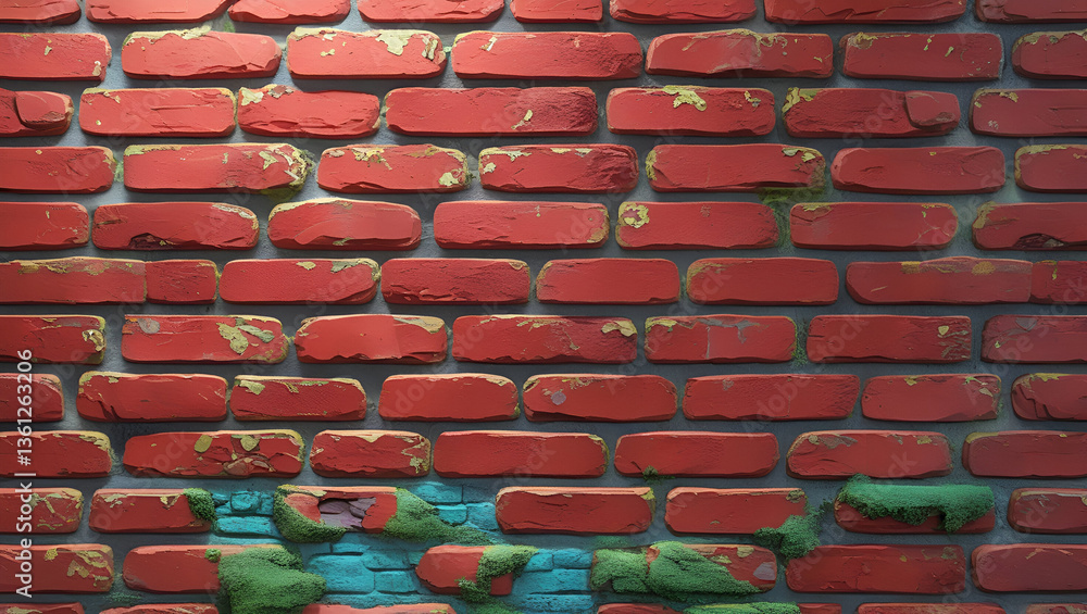 Fototapeta premium red brick wall