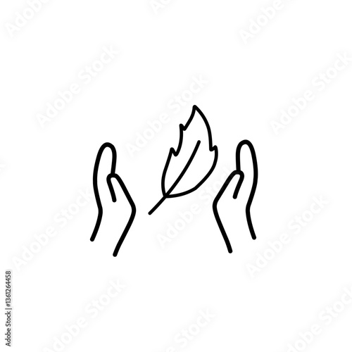 line icons related to fabric features