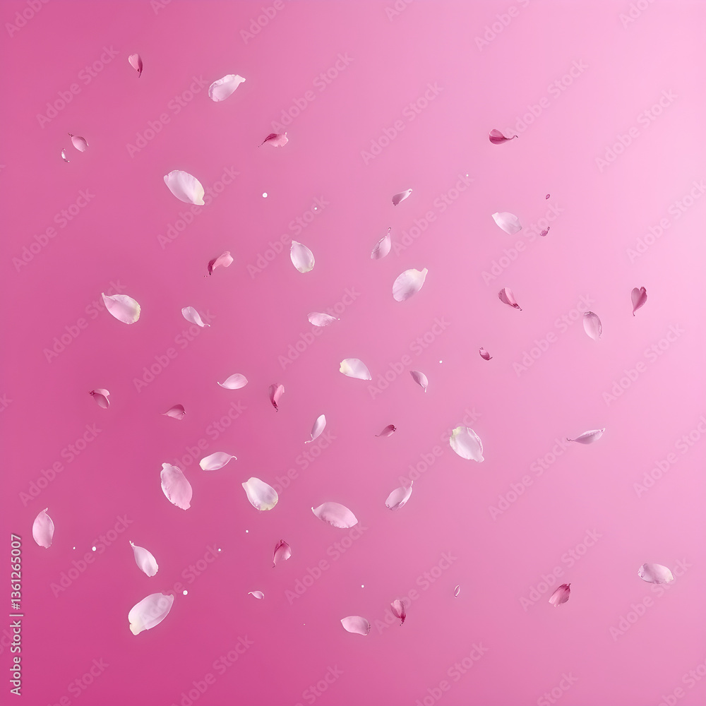 흩날리는벚꽃잎