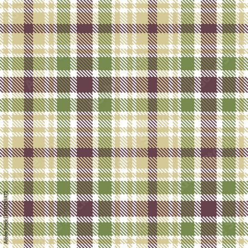 Modern Pale White Seamless Tartan Textile Design Variant 1036