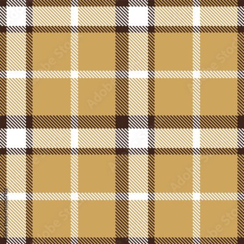Modern Soft Dark Brown Seamless Tartan Textile Design Variant 1056