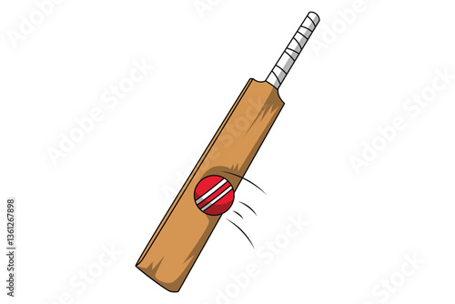 Sports Equipment Cricket Illustration