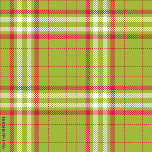 Modern Seamless Tartan in Dusty Snot tones Textile Design