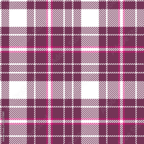 Modern Muted White Seamless Tartan Textile Design Variant 1079