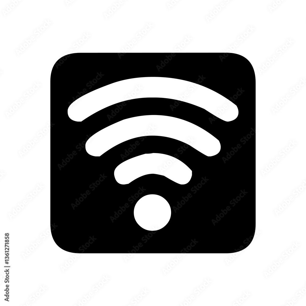 Wifi public signage icon Wifi public signage icon