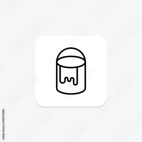 Paint Bucket, vector, pixel perfect, illustrator file